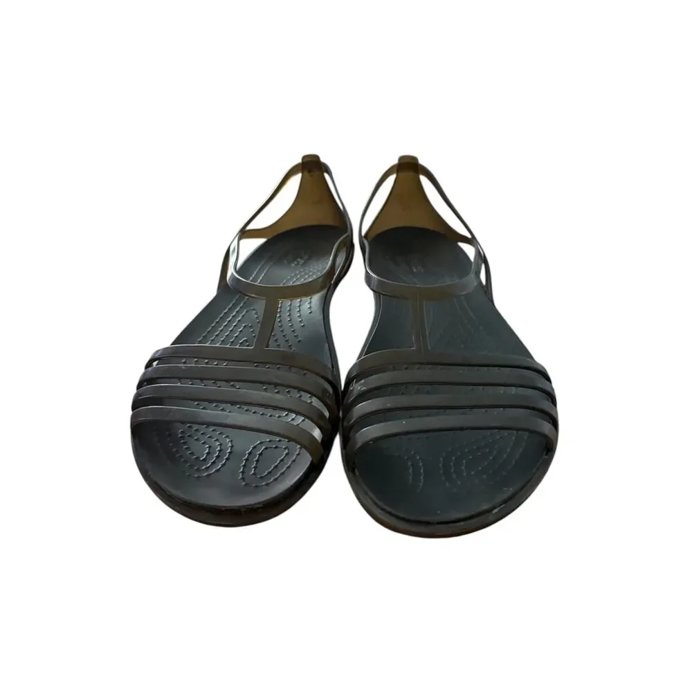 Crocs Isabella Strappy Sandal Jelly Huarache Comfort Waterproof Casual Summer 9 - Picture 3 of 5